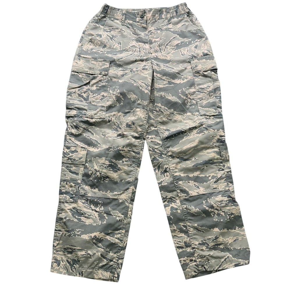 US Air Force ABU Cargo Pants Women's Size 12S Camo Utility Military Uniform